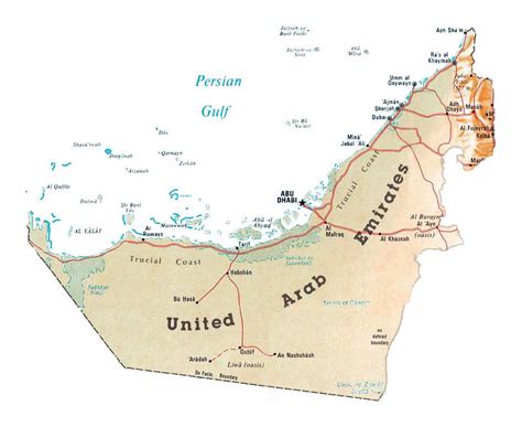 Maps of United Arab Emirates | Detailed map of UAE in English | Tourist ...