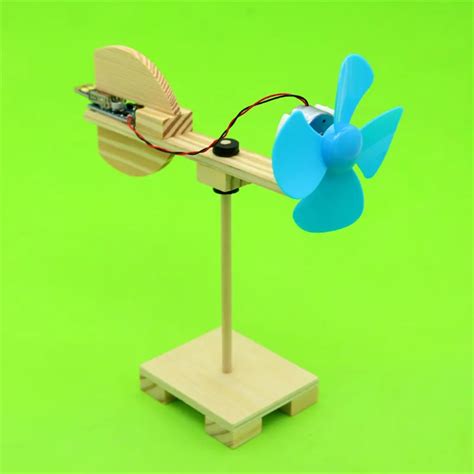 Monday Kids DIY Wind Turbine Model Kits Kid Science Experiments ...