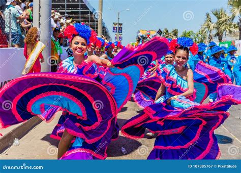 Parade Carnival Festival of Barranquilla Atlantico Colombia Editorial ...