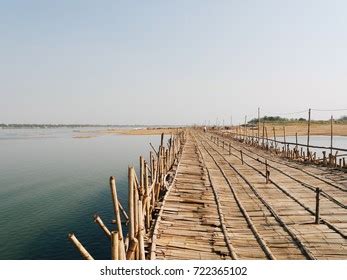 Bamboo Bridge Kampong Cham Cambodia Stock Photo 722365102 | Shutterstock