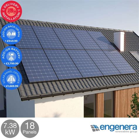 Engenera 7.38kW Solar PV System [18 Panels] with 5kW Huaw...