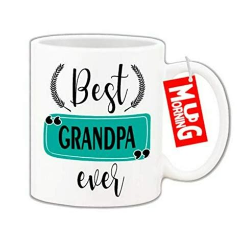 Mug Morning Best Grandpa Ever Mug Design 2 Grandpa Mug Grandfather Mug ...