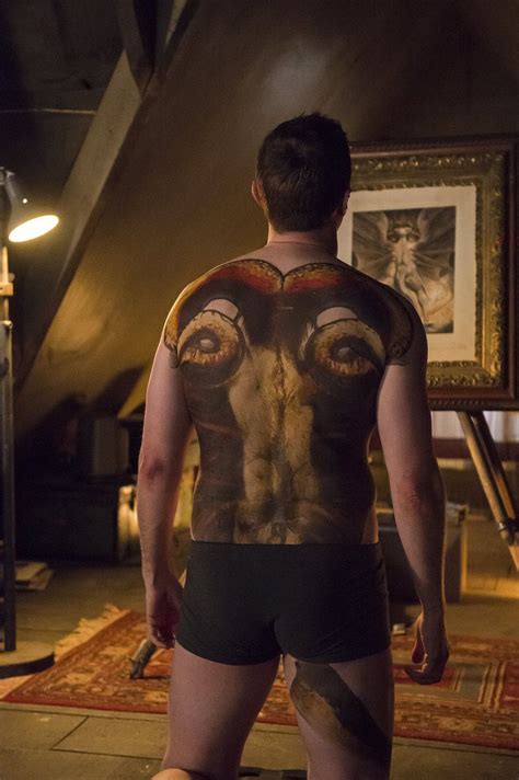 Richard Armitage as Francis Dolarhyde in Hannibal (2015). Back Tattoo ...