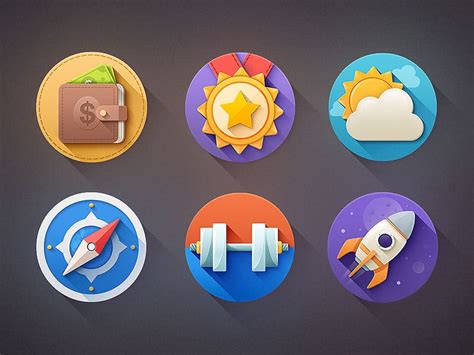 33+ Best Free Flat Icons for Designers -DesignBump