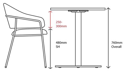 Seat Height | Table Height | Restaurant table design, Dining table ...