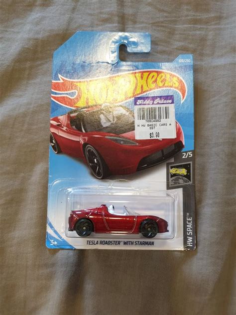 Hot wheels tesla roadster with starman, Hobbies & Toys, Toys & Games on ...