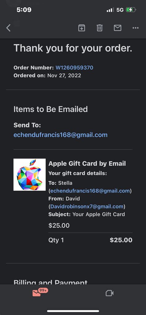 Why can’t I get the Apple gift card sent … - Apple Community