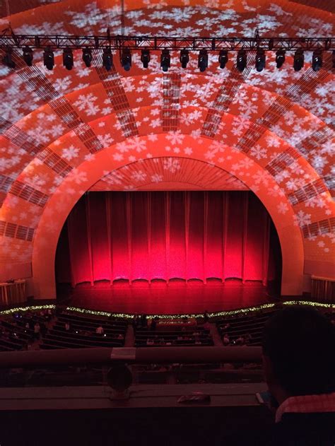 The stage is set for the Christmas Spectacular at Radio City Music Hall ...