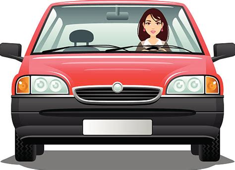 Royalty Free Woman Driving Car Clip Art, Vector Images & Illustrations - iStock