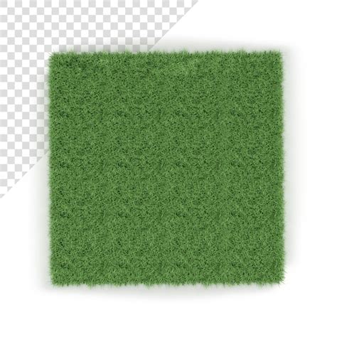 Premium PSD | Square grass