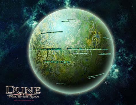 Dune Caladan Planet Map