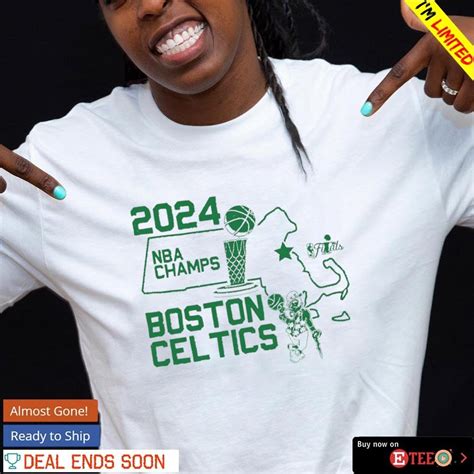 Boston Celtics Stadium 2024 NBA Finals Champions City State map shirt ...