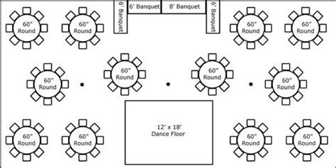 banquet table setup diagram | Brokeasshome.com | Wedding table layouts ...