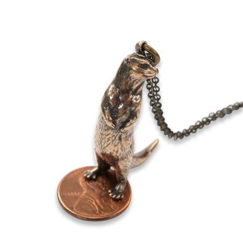 Standing Otter Pendant Necklace | Moon Raven Designs