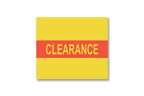 Monarch® 1136® Compatible Labels - "CLEARANCE"