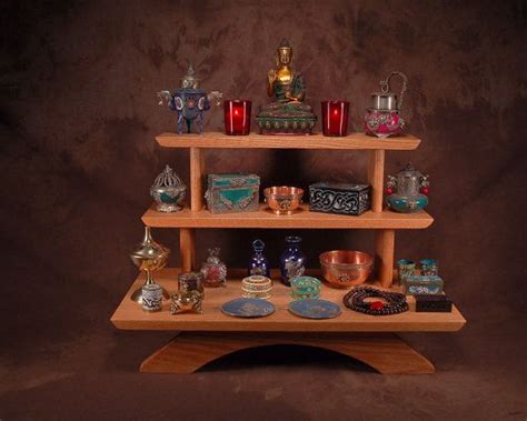 3 Tier Oak puja meditation table Altar by theyankeewoodsmith, $129.95 | Meditation room ...