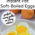 Instant Pot Soft-Boiled Eggs (perfectly runny yolks, no slimy whites!)