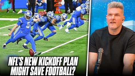 Pat McAfee Breaks Down The New NFL's "Hybrid Kickoff" Proposal That May Not Ruin Football - YouTube