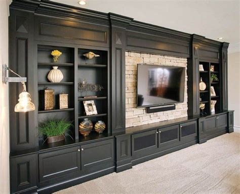 Nice Shelves Entertainment Center Design Ideas 09 | Living room ...