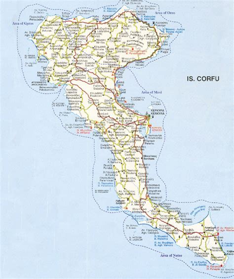 Corfu Guide Map - Corfu • mappery