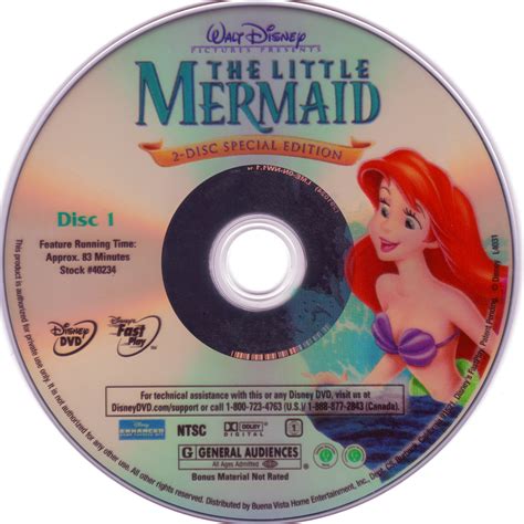 The Little Mermaid Dvd Disc 1