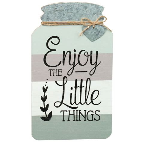 Mason Jar Little Things Wall Decor - Walmart.com