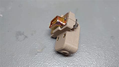 DB9 housing at a 90 degree angle. by Ouwekaas | Download free STL model | Printables.com