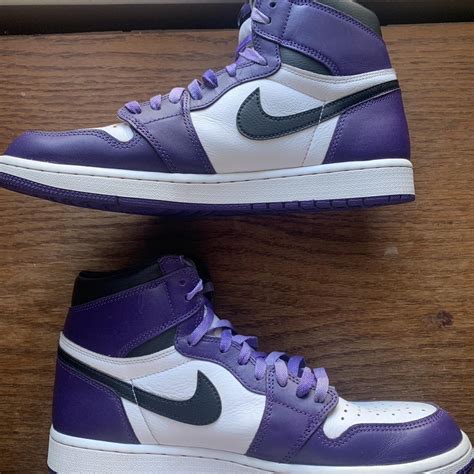 Air Jordan 1 Court Purple 2.0 - Worn a Couple... - Depop