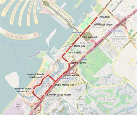 List of Dubai Tram Stations and Map Guide | Dubai OFW