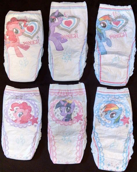 My Little Pony Diapers 6 pack | Cuties diapers, Pampers diapers, Pull ...