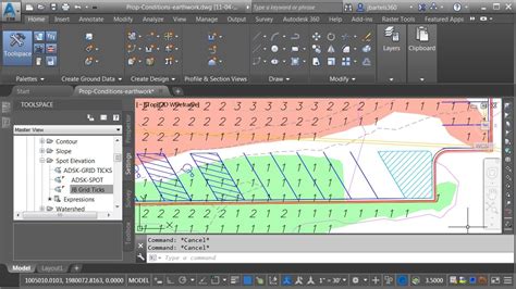 Using Civil 3D to Create a Cut & Fill Earthwork Exhibit - YouTube