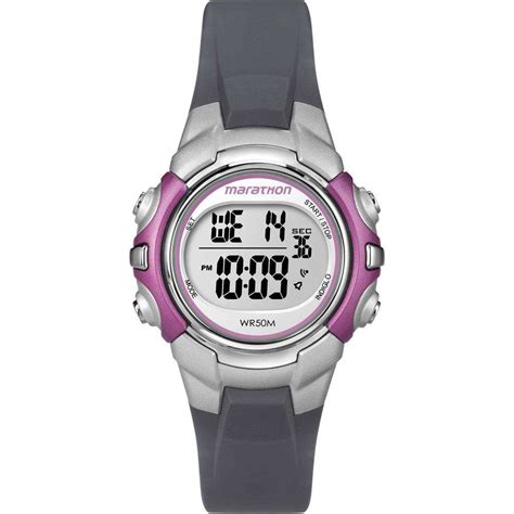 Timex Marathon Digital Watch Mid Size Black Pink - Water Resistant To 50 Meters at OutdoorShopping