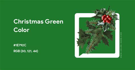 Christmas Green color hex code is #1E792C