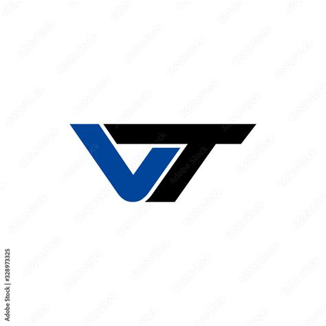 VT logo design vector Stock Vector | Adobe Stock