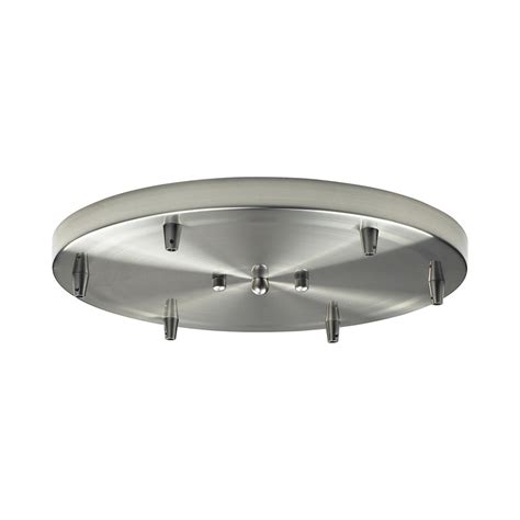 Westmore Lighting Great Basin Accessories Satin Nickel Metal Ceiling Light Mount at Lowes.com