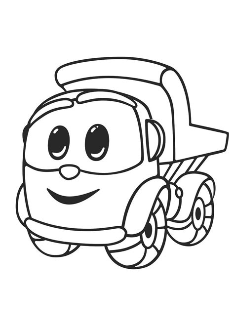 Leo the Truck coloring pages - ColoringLib