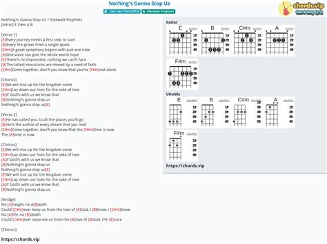 Chord: Nothing's Gonna Stop Us - tab, song lyric, sheet, guitar, ukulele | chords.vip