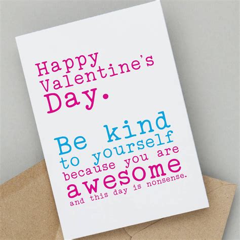 new @notonthehighstreet - Single Friend Valentine Card | Friend valentine card, Friends ...