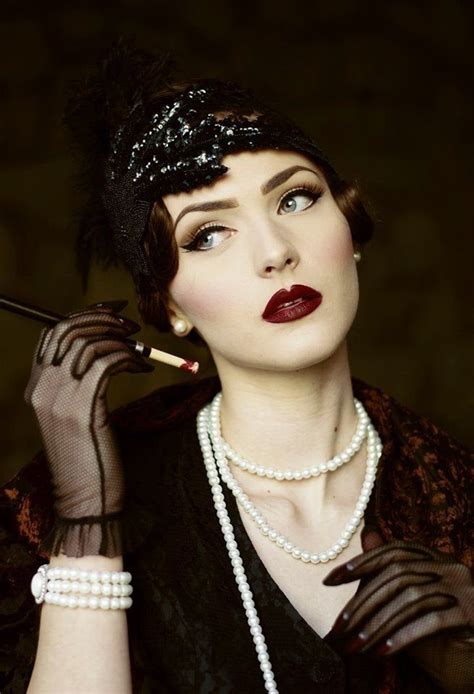 1920 Flapper Makeup And Hair