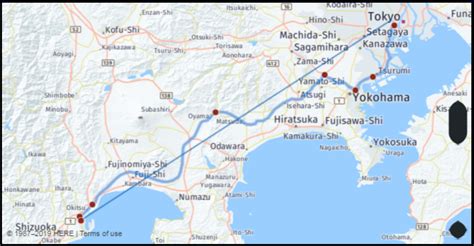 What is the distance from Tokyo Japan to Shimizu Japan? Google Maps ...