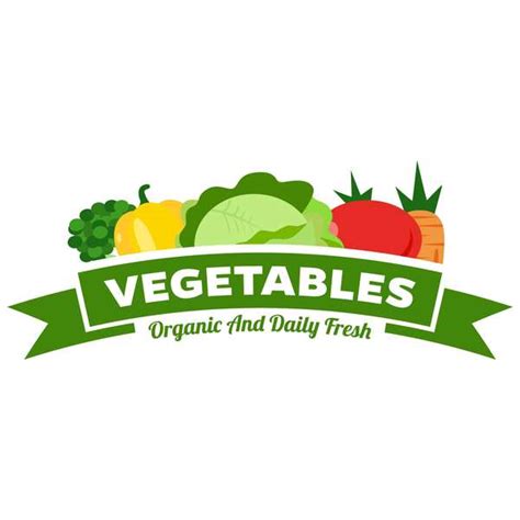 Fresh vegetables logo design vector 04 free download