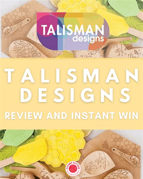 Talisman Designs Review and Giveaway • Steamy Kitchen Recipes Giveaways