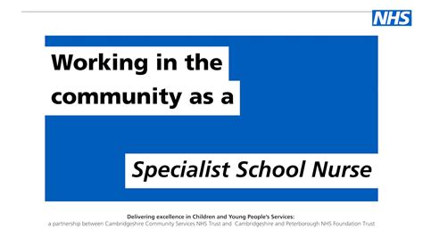 Working in the community as a Specialist School Nurse : Jayne Brown on Vimeo