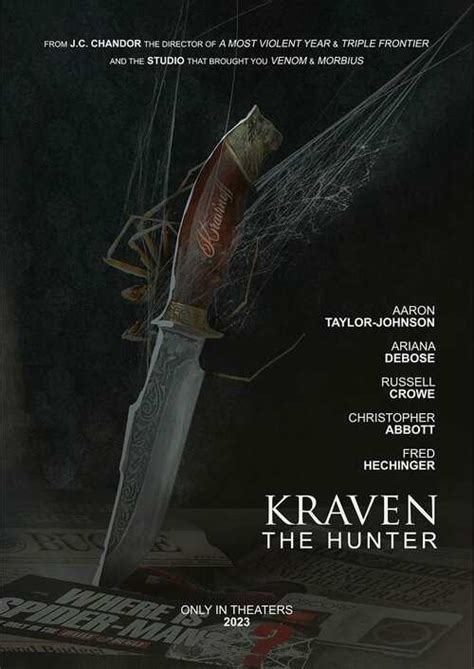 Kraven the Hunter DVD Release Date | Redbox, Netflix, iTunes, Amazon