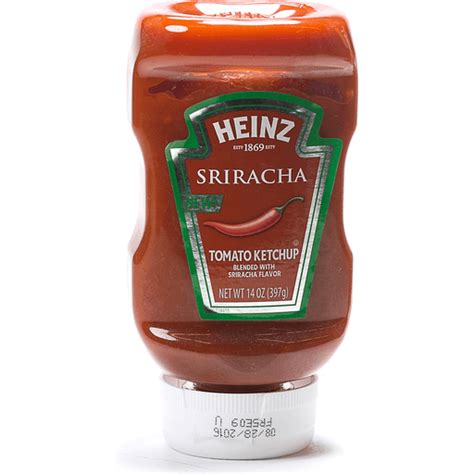 Heinz Sriracha Tomato Ketchup, 14 oz Bottle | Ketchup | Selectos