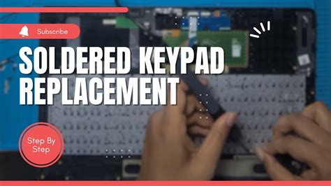 Soldered Keypad Replacement | HP Laptop 15-di1001TU Disassembly - YouTube