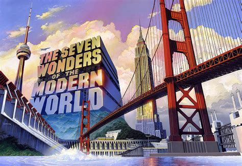 Seven Wonders of the Modern World by AlanGutierrezArt on DeviantArt