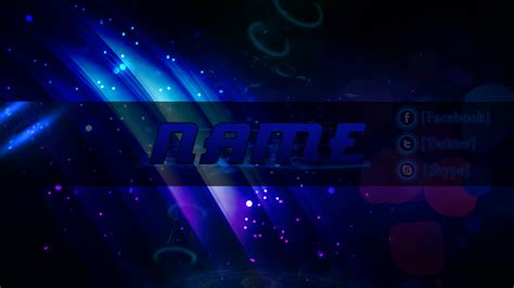 CHEAP Space-Themed YouTube Banner Template