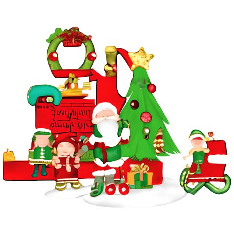 Santa's Workshop Clipart Set · Creative Fabrica