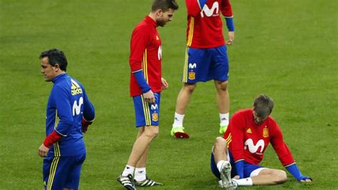 France-Spain: Illarramendi picks up muscle injury, Piqué in scare - AS USA